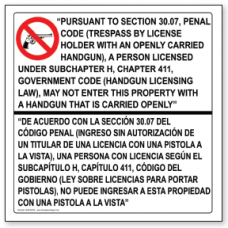 Safety - 30.07 | Aluminum Panel | 24” x 24”